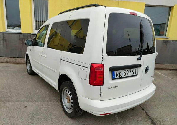 Volkswagen Caddy cena 52000 przebieg: 77982, rok produkcji 2017 z Krosno małe 16